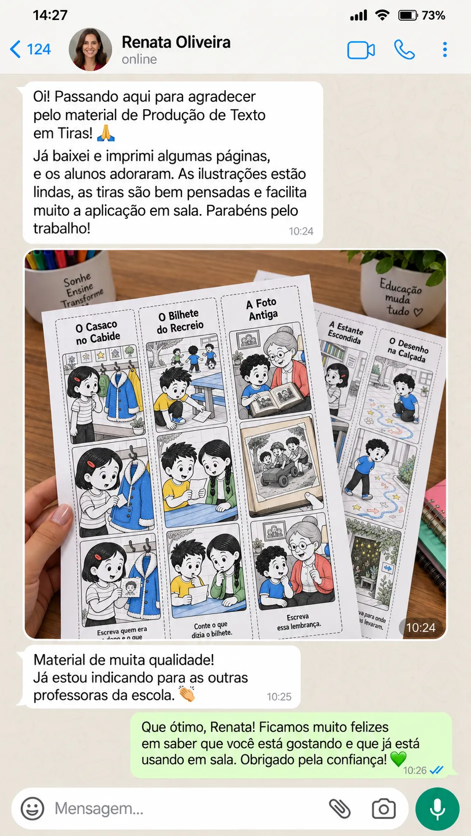 Print de Depoimento Real 1