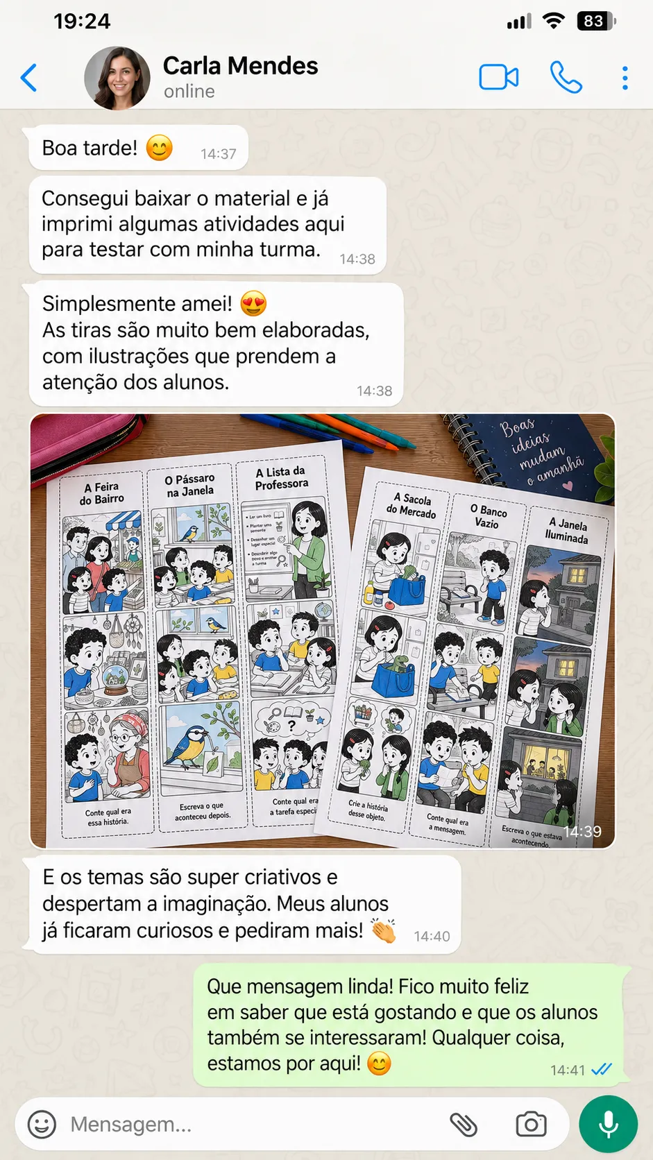 Print de Depoimento Real 4