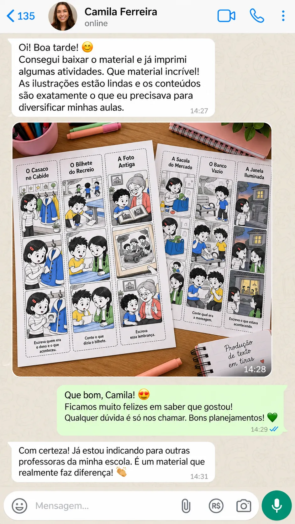 Print de Depoimento Real 5